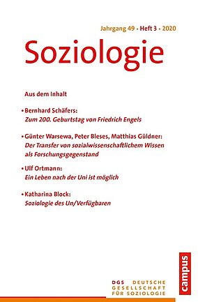 Soziologie 3/2020