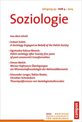 Soziologie 4.2014