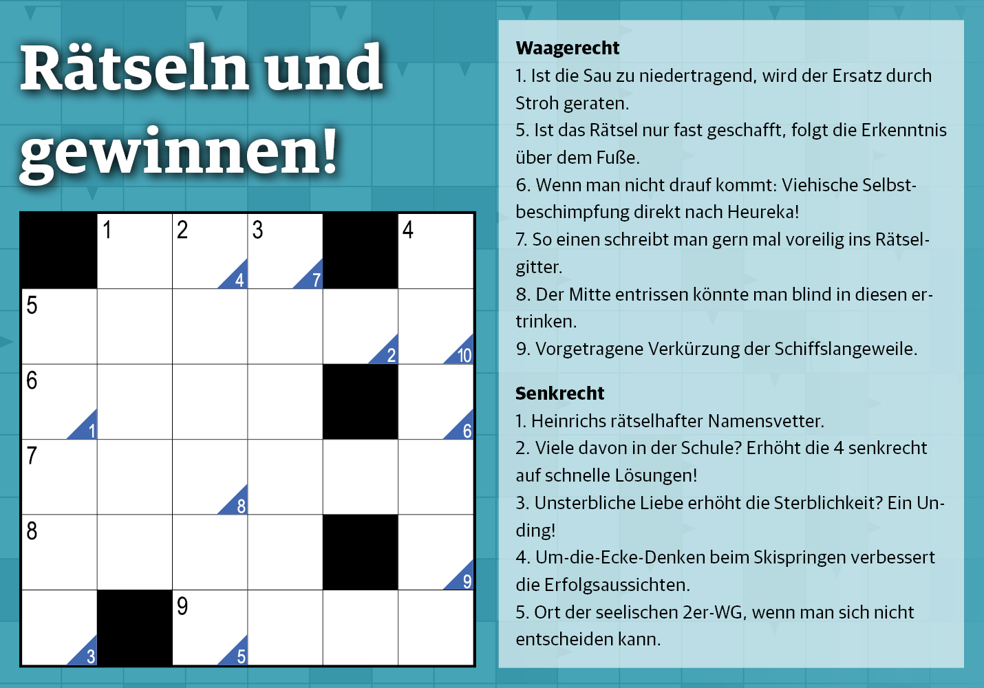 Gewinnspiel: Stefan Heine - Das Rätsel