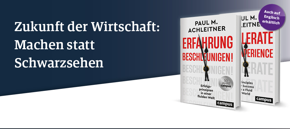 Paul Achleitner: Erfahrung beschleunigen / Accelerate Your Experience