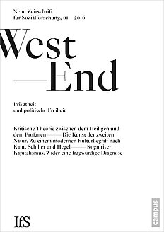 WestEnd 2016/1: Privatheit und politische Freiheit