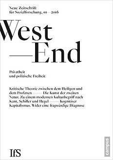 WestEnd 2016/1: Privatheit und politische Freiheit