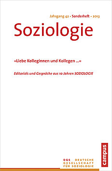 Soziologie Jg. 42 (2013) Sonderheft