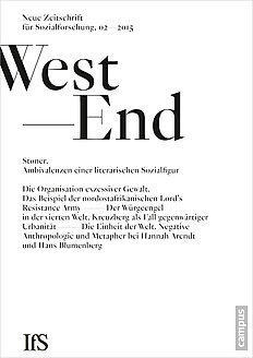 WestEnd 2015/2: Stoner - Ambivalenzen einer literarischen Sozialfigur