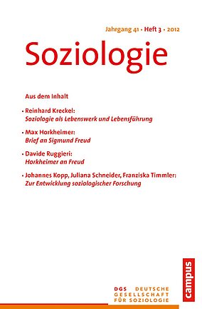 Soziologie 3.2012
