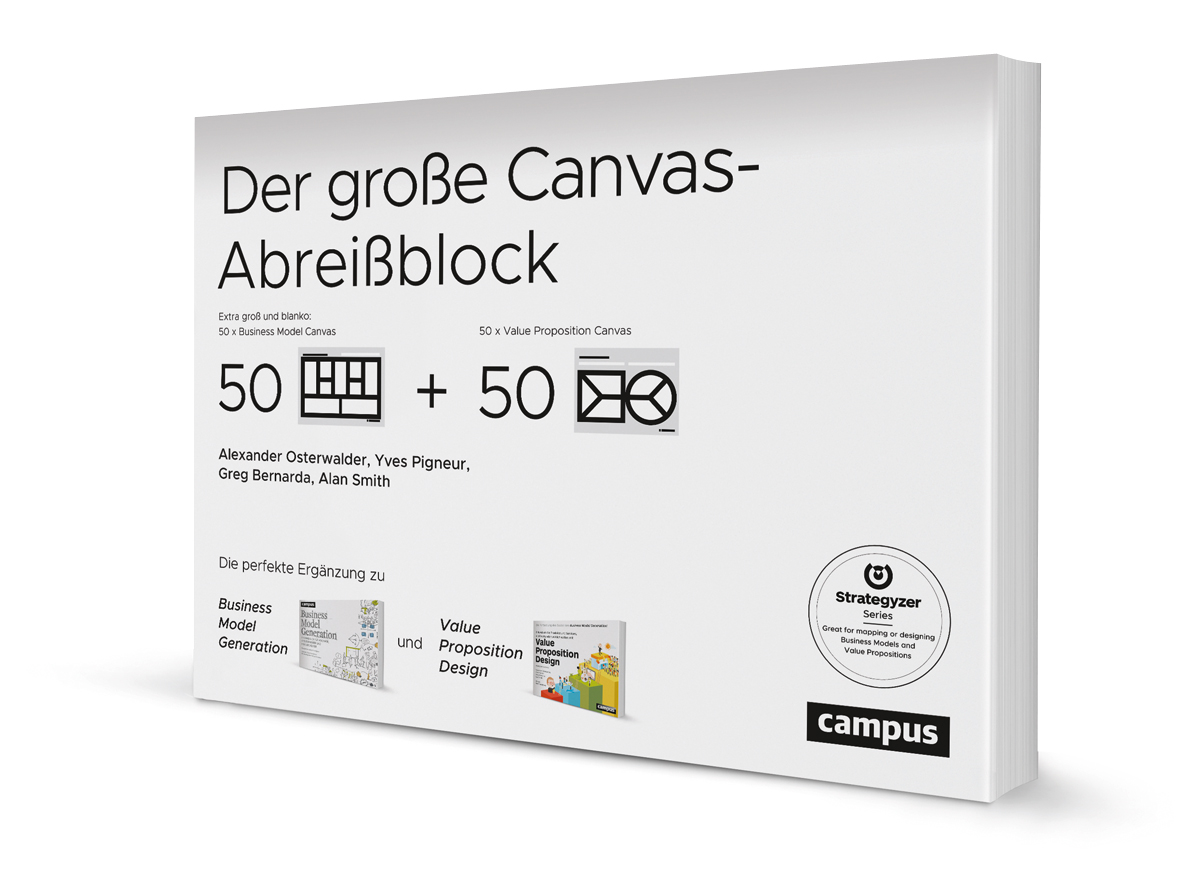 Der große Canvas-Abreißblock