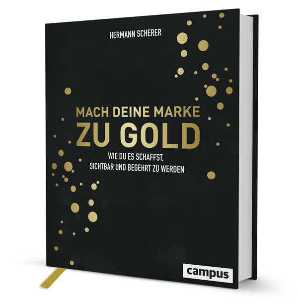 Mach deine Marke zu Gold